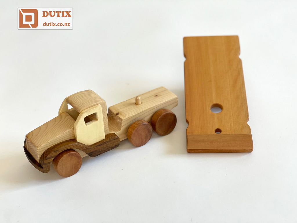 Wooden Toy Flatbed Truck
