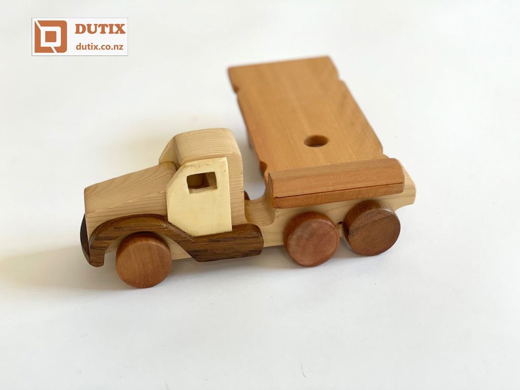 Wooden Toy Flatbed Truck