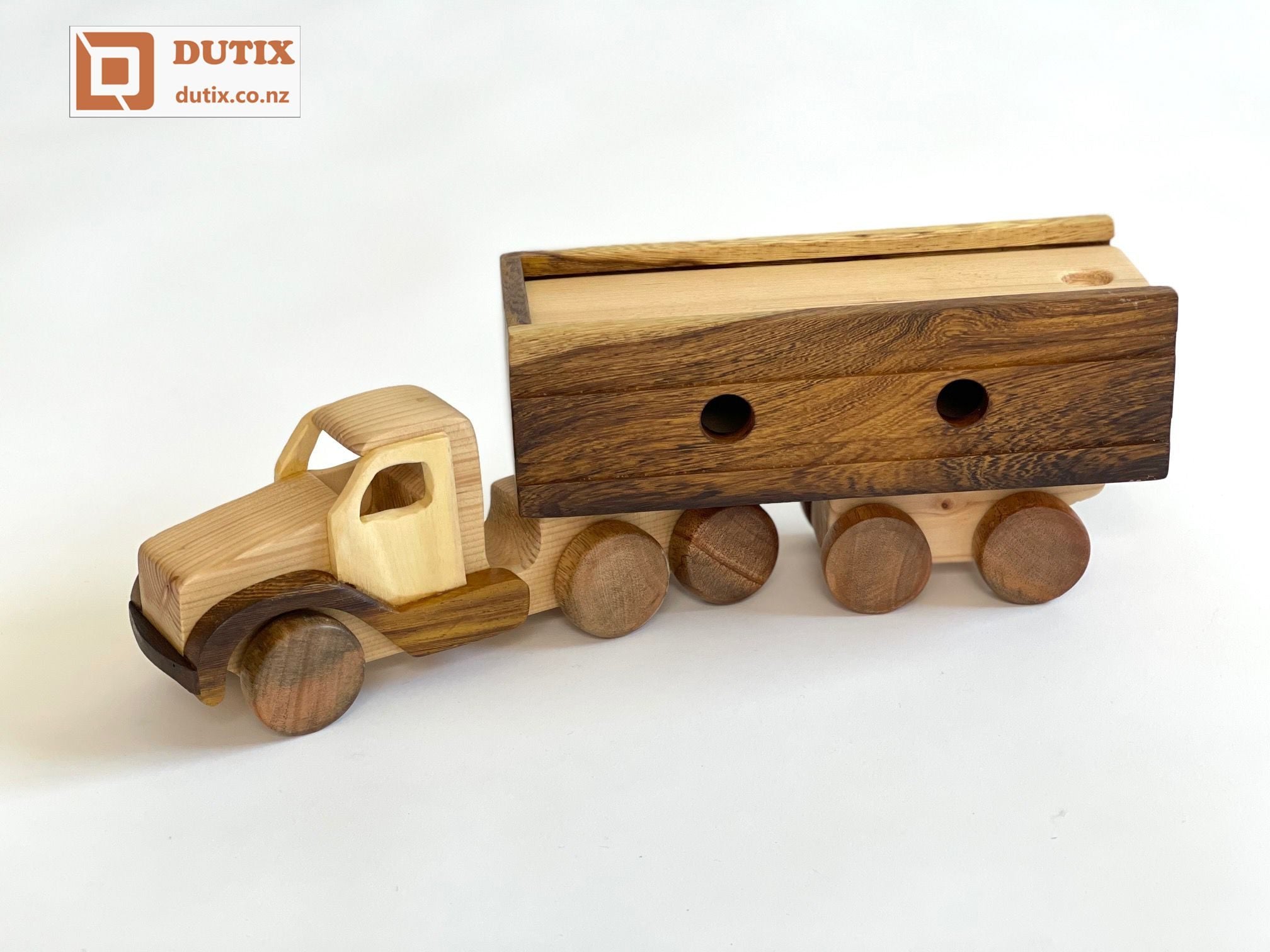 Wooden Toy Container Truck