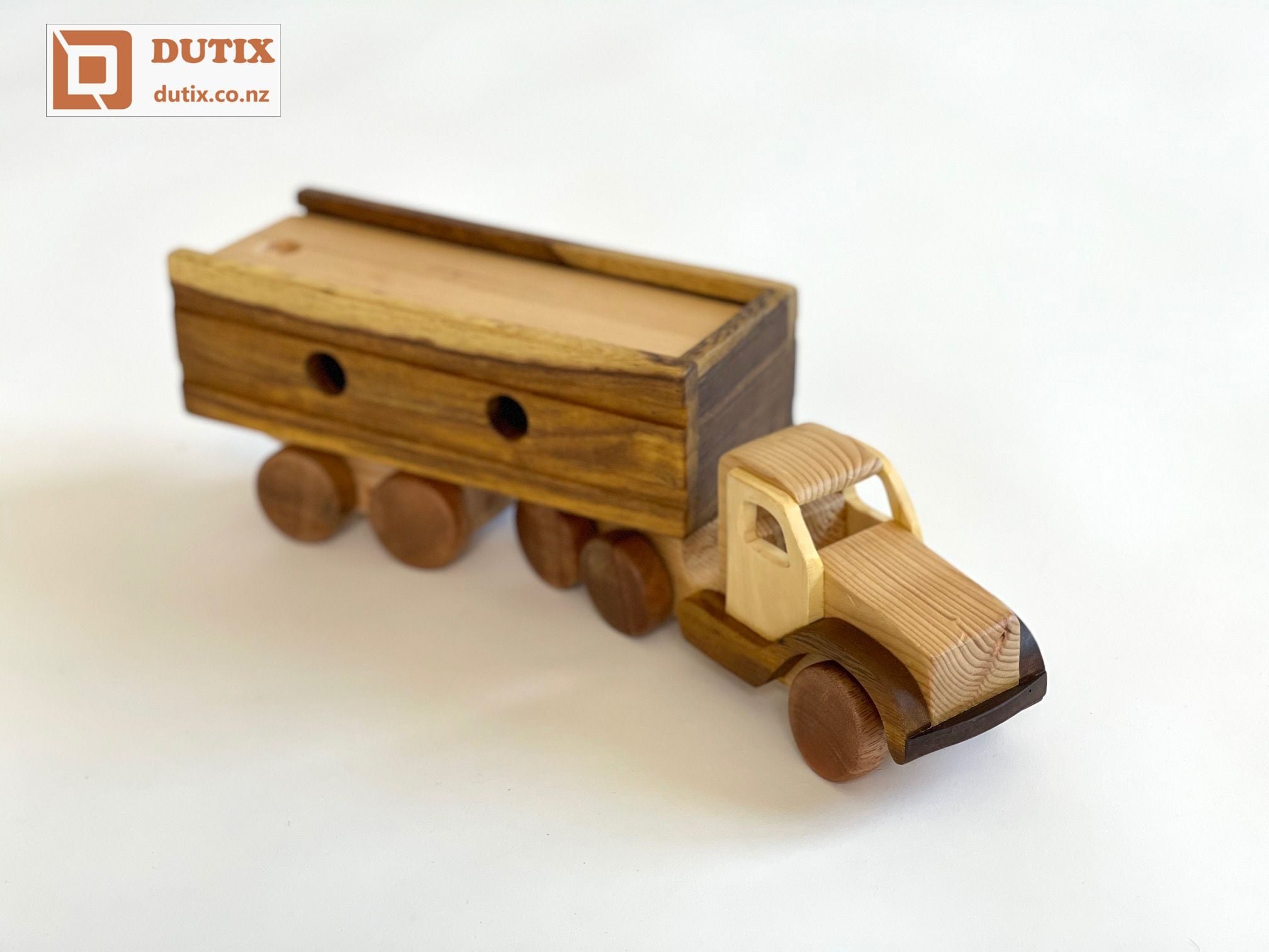 Wooden Toy Container Truck