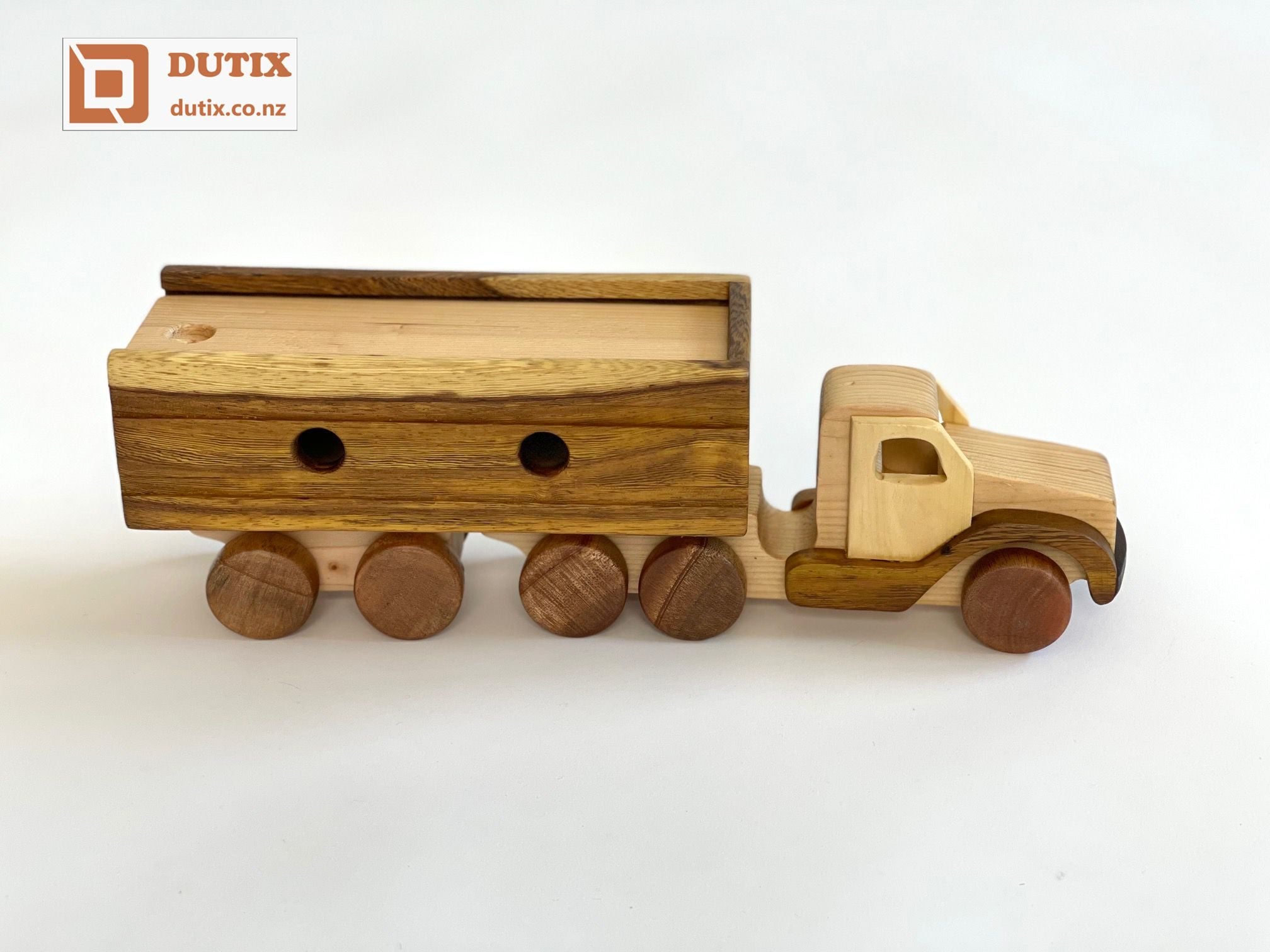 Wooden Toy Container Truck
