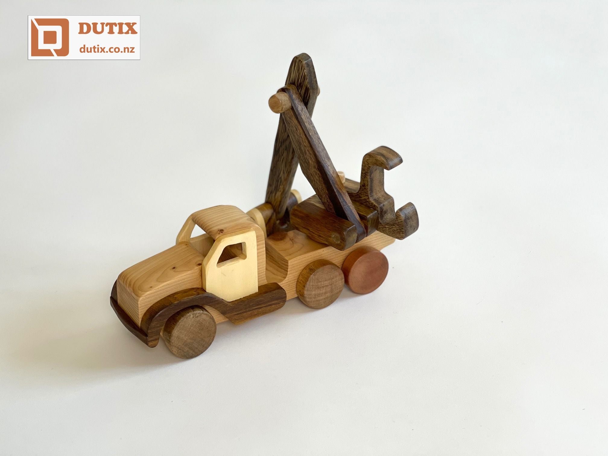 Wooden Toy Digger Truck